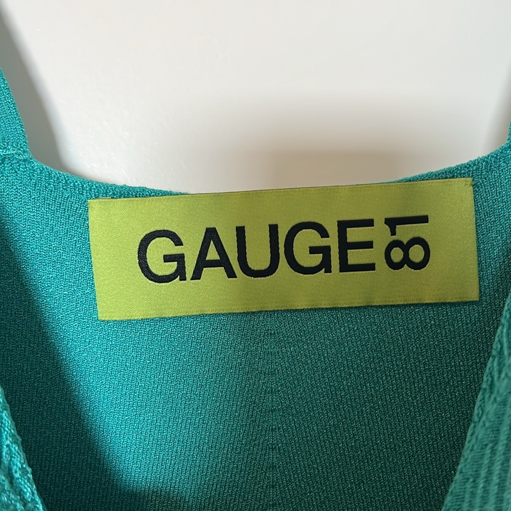Gauge81 Teal Sleeveless Dress - Picture 2 of 4